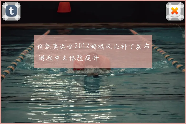伦敦奥运会2012游戏汉化补丁发布 游戏中文体验提升