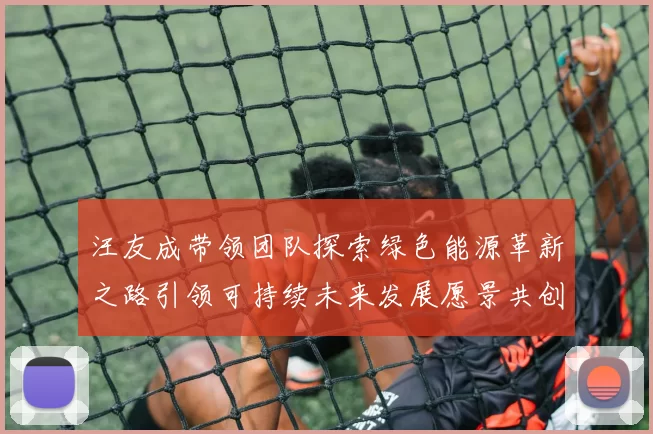 汪友成带领团队探索绿色能源革新之路引领可持续未来发展愿景共创